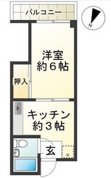 矢付ハイツの物件間取画像